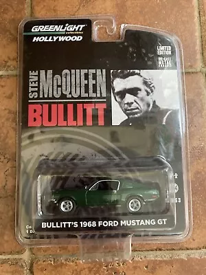 Greenlight Hollywood Steve McQueen Bullitt’s 1968 Ford Mustang GT 1:64 Scale • $20