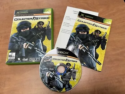 Counter Strike (Counterstrike) Microsoft Xbox Original W/ Manual PAL (VGC/NM) • $17.99