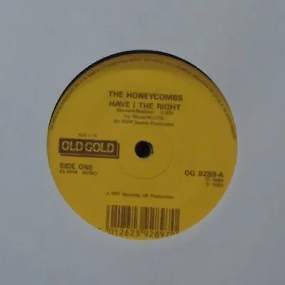 £2.99 • Buy The Honeycombs 'have I The Right' Vinyl 7  Single (og 9289)