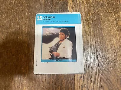 Michael Jackson 8 Track Tape - Thriller - Columbia House Records 1982 • $49.99