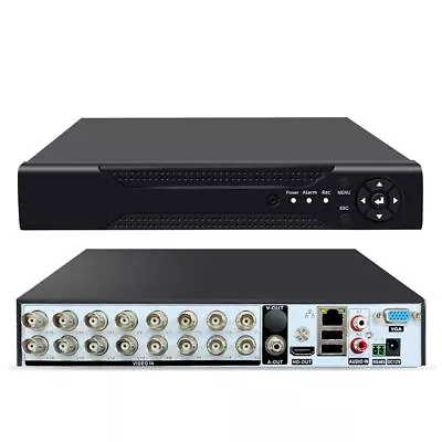 16 Channel 2MP 1080P DVR Recorder Hybrid 6-in-1 DVR H.265+ 16CH Security • $138.26