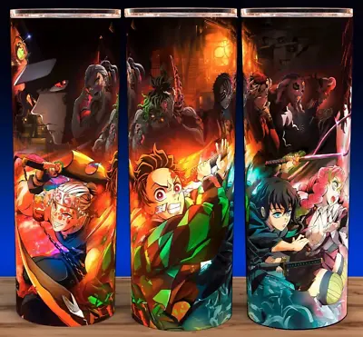 Demon Slayer Kimetsu No Yaiba Anime Collector Cup Mug Tumbler Cup 20oz • $19.95