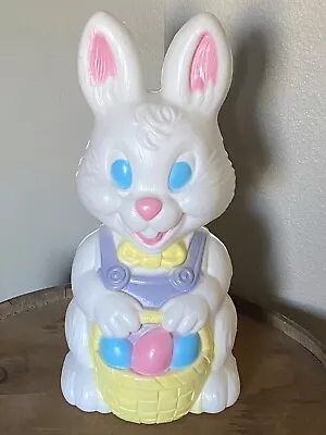 19  EASTER BUNNY Blow Mold General Foam Plastics Vintage With Cord Tested Works • $50