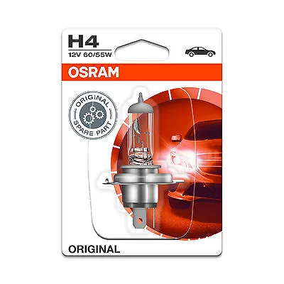 1x Genuine Osram Original H4 (472) 60/55w 12v Bulb [64193-01B] • $7.23