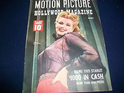1941 August Motion Picture Hollywood Magazine - Dolores Moran Starlet - J 1856 • $45