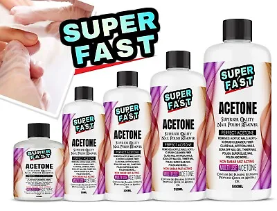 £8.90 • Buy Super Fast Acetone 100% Pure Nail Polish Remover Fast Delivery UK