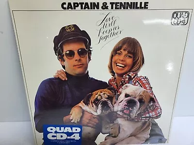 CAPTAIN & TENNILLE LOVE WILL KEEP US TOGETHER LP VINYL QUAD CD-4 New! • $24.98