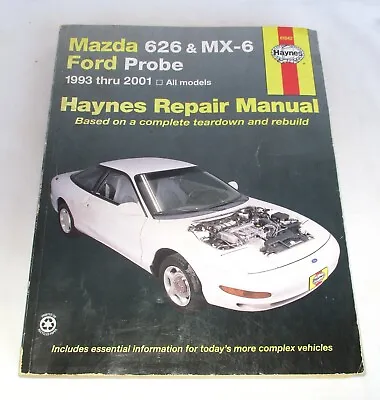 Haynes 1998-2001 Mazda 626 & MX-6 All Models Workshop Service Repair Manual • $9.99