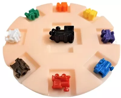 Mexican Train Domino Starter 6  Middle Hub Center 8 Trains Markers Large Train • $9.95