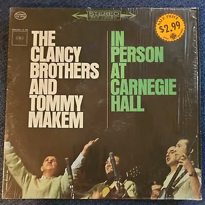 The Clancy Brothers & Tommy Makem In Person At Carnegie Hall # CS 8750 VG++/VG++ • $6.61