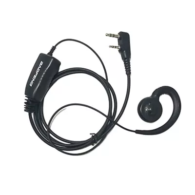 C Shape Ear Hook C Style Earpiece Headset PTT Mic For Motorola 2 Way Radio 2 Pin • $9.20