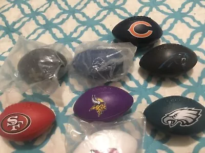 2013 RUSH ZONE MCDONALDS FOOTBALLS $2.50 EACH/CHARGERSSEAHAWKS49ers DOLPHINS • $2.50