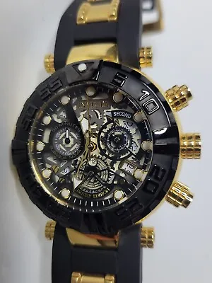 Invicta Subaqua Noma I Chronograph Watch 23460 47mm Black Gold • $149.25