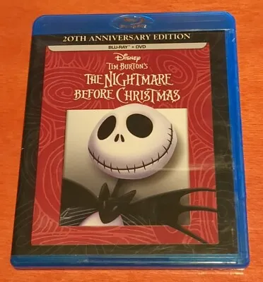 The Nightmare Before Christmas Blu-ray 20th Anniversary Edition Tim Burton • $9
