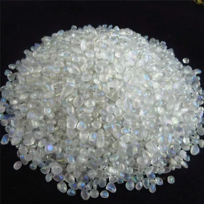 Tumbled 1lb Bulk Beautiful Moonstone Stone Crystal Particles / Wholesale • $20.63