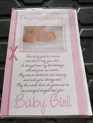 A Special Message On Your Daughters Christening Card • £2.75