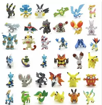 £6.95 • Buy 24pc Mixed Random Pokemon Mini Monsters Action Figures 2cm-3cm Kids Decor 