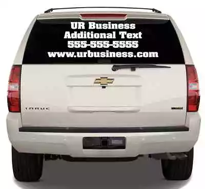 14 X 40  Custom Vinyl Decal Business Lettering Window Vehicle Car Van Truck Logo • $24.97