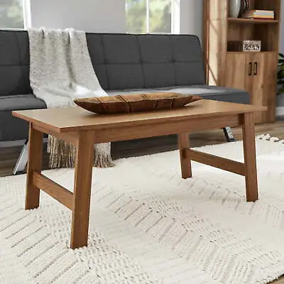 Wood Rectangle Coffee Table Walnut Finish • $34.97