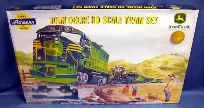 JOHN DEERE 2005 HO ATHEARN 9th Ed.TRAIN SET W/2 JD 9620 TRACTORS NIB SEALED BOX • $299.99