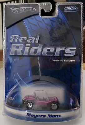 Hot Wheels Real Riders Series Meyers Manx Purple 1/64 Diecast Vw Volkswagen L/E • $7
