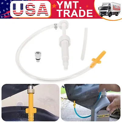 For Outboard Marine Lower Unit Gear Oil Pump Manual Lube Change Boat Kit • $9.95