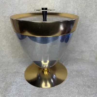 RETRO 50s VINTAGE ALUMINUM ATOMIC ROCKET BULLET ICE BUCKET MCM • $68