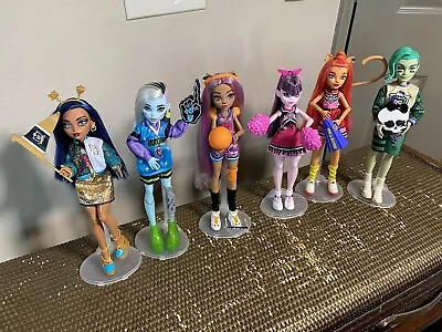 Monster High Ghoul Spirit Set G3 / Lot With Stands / 6 Dolls • $60