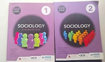 OCR A Level Sociology Books 1  And 2 • £25