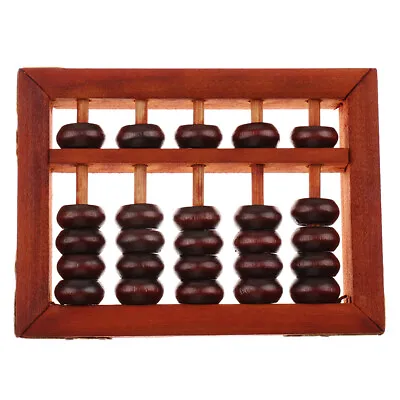 Retro Chinese Bead Arithmetic Abacus Classic Calculate Counting Collection • £12.11