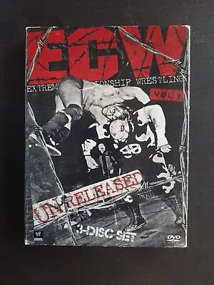 ECW Unreleased Vol  1 DVD 2012 3-Disc Set Wrestling Extreme WWE • $5