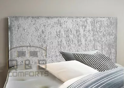 £29.47 • Buy Plain Crushed Velvet Headboard  3ft 4ft 4ft6 5ft 
