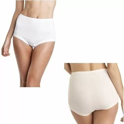 5 X Bonds Womens Cottontails Full Brief Underwear Ladies Plus Size 12-24 W0m5b • $45.95