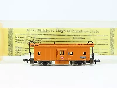 N Scale Con-Cor 1251-UN MILW Milwaukee Road Bay Window Caboose #140000 • $21.95