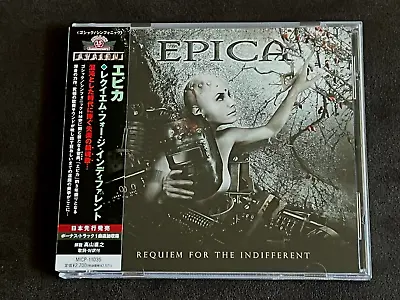 EPICA-Requiem For The Indifferent-2012 CD Japan • $20