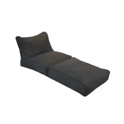 $53.79 • Buy Bean Bag Cover Bed Soft Lounge Outdoor Indoor Camp Waterproof Beanbag Black /K1