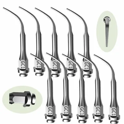 10*GC1 Perio Insert Tips For #No.10 PIEZOLux Scaler Ultrasonic Handpiece • £57.38