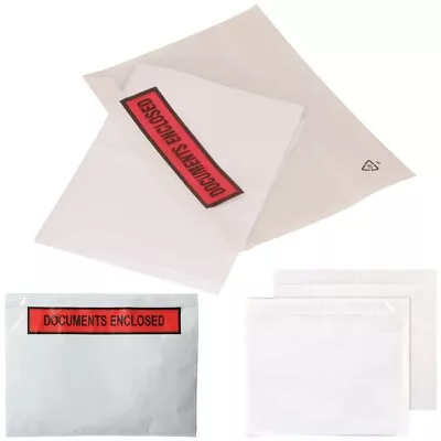 Documents Enclosed Wallets A7/a6/a5/a4/dl For Shipping/postage Printed & Plain • £5.15