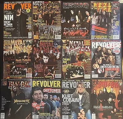 Lot Of 18 Metal Magazines Rock Metallica Deftones Iron Maiden Lamb Of God Tool • $12.99