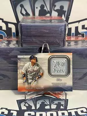 2021 Topps (70th Anniversary Commemorative Logo Patch Relic) Miguel Cabrera #70L • $7.50