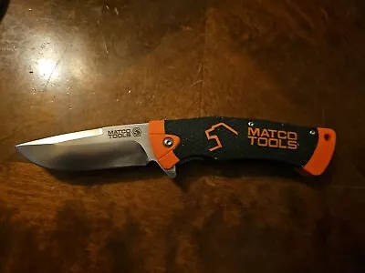 Matco Tools Folding Knife MTCKNIFERL. Black And Orange. • $20