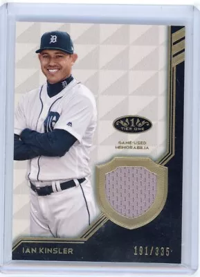 2018 Topps Tier One Ian Kinsler #T1R-IK RELIC /335 TIGERS • $2.50