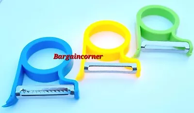 Peeler Fruit Vegetable Peeler Sharp Potato Carrot Julienne Serrated Straight Cut • £4.98