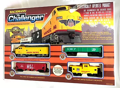 NIB BACHMANN Ho Scale Electric Train Set CHALLENGER Toy E-Z TRACK SYSTEM 00621 • $149.55