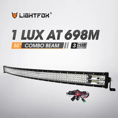 50inch LED Light Bar Curved Combo Beam 4WD Work Driving Lamp • $139.95