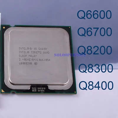 Intel Core 2 Quad Q6600 Q6700 Q8200 Q8300 Q8400 Q9550 LGA 775 CPU Processor • $9.86