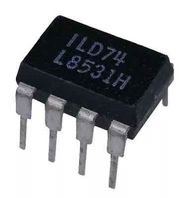 Vishay ILD74 Dual Optocoupler Phototransistor Output 5.3kV • $2.19