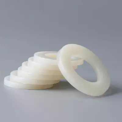 50/100pcs M2 M3 M4 M5 M6 M8 M10 M12 White Nylon Flat Plastic Washer  • $2.09