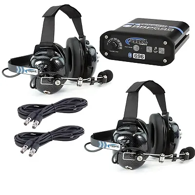 Rugged Radios 696 Intercom 2 Person Behind The Head Headset Kit Voice Activated • $675