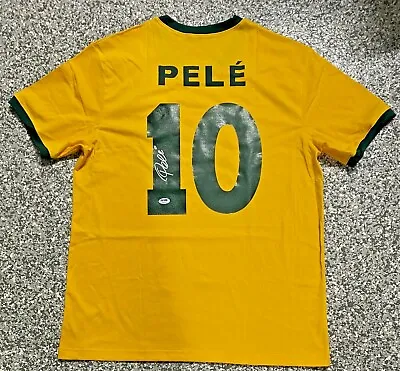 $249.81 • Buy Brazil Pele Authentic Signed Soccer Jersey Autographed PSA DNA ITP COA
